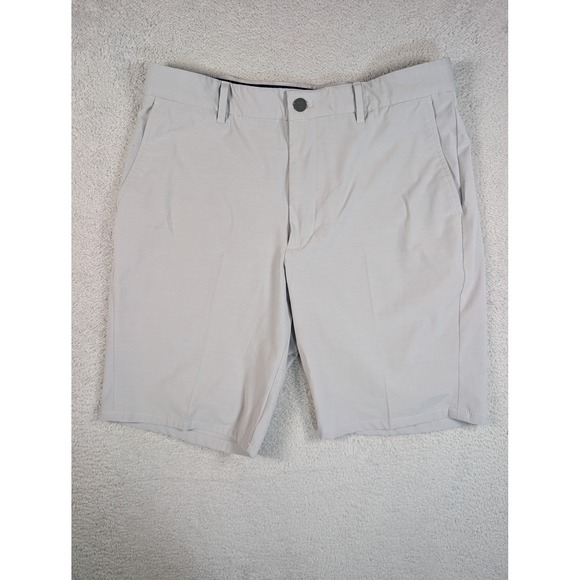 johnnie-O Other - Johnnie-O Mulligan Performance Golf Shorts Mens 32 Gray Stretch Flat Front